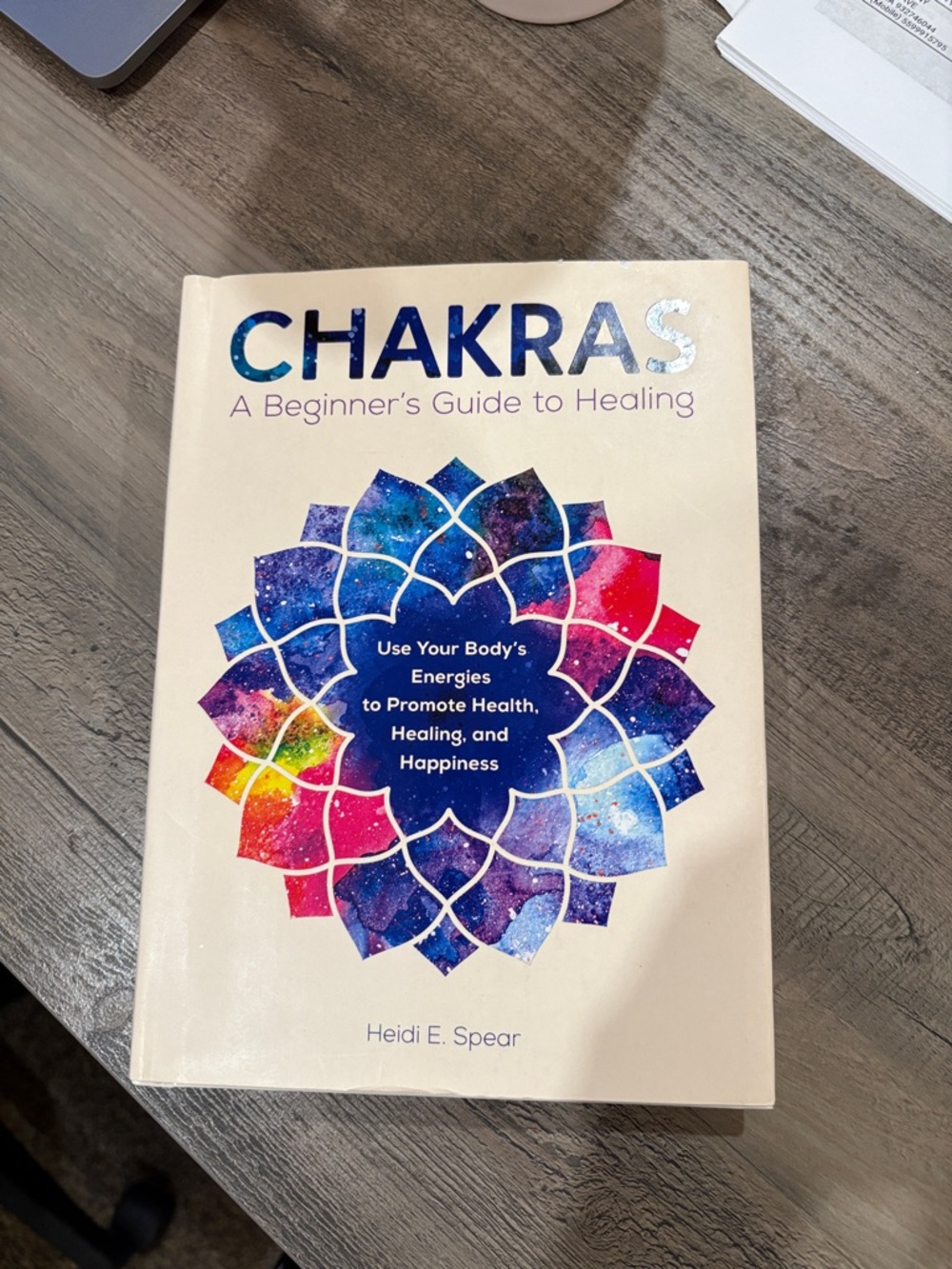 Chakras: A Beginner's Guide to Healing — Colorful Mandala Cover